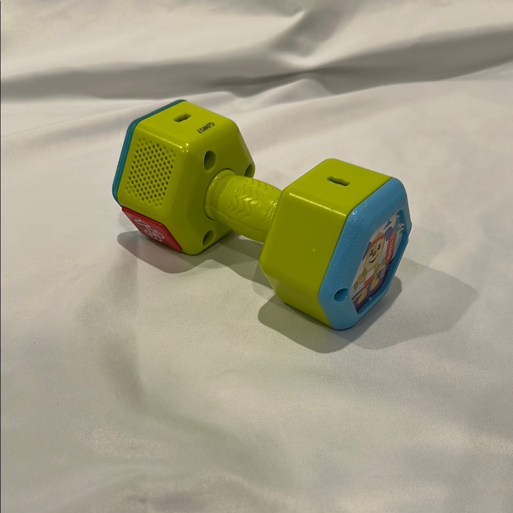 Fisher-Price Laugh & Learn Countin’ Reps Dumbbell Musical Rattle Toy